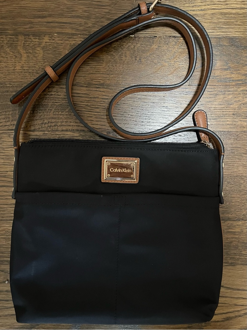Calvin Klein Nylon Black Crossbody Bag